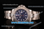 Rolex Yacht-Master 40 Swiss ETA 2836 Automatic Steel Case/Bracelet with Blue Dial and Luminous Dot Markers (BP)