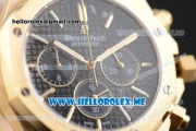 Audemars Piguet Royal Oak Miyota Quartz Yellow Gold Case/Bracelet with Black Dial and Stick Markers