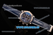 Breitling Chronomat Evolution Swiss Valjoux 7750 Automatic Steel Case with Blue Dial and Silver Stick Markers (BP)