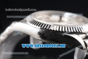 Rolex Day-Date Clone Rolex 3255 Automatic Stainless Steel Case/Bracelet with White Dial and Roman Numeral Markers