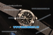 Breitling Avenger II GMT Black Dial With Swiss ETA 2836 Automatic Leather Strap Best Edition A17318101B1X2