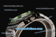 Rolex Submariner Asia 2813 Automatic PVD Case with Green Markers and Carbon Fiber Dial