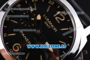 Panerai Luminor GMT PAM 531 Clone P.9003 Automatic Steel Case with Black Dial and Yellow Markers (ZF)