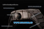 Richard Mille RM35-01 Bubba Watson Tourbillon Manual Winding Carbon Fiber Case with Skeleton Dial and White Dot Markers - White Inner Bezel