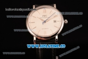 IWC Portofino Chrono Swiss ETA 2824 Automatic Steel Case with Silver Dial and Stick Markers