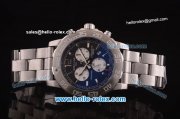 Breitling Colt Chronograph II Chronograph Miyota Quartz Steel Case and Strap with Black Dial