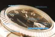 Rolex Datejust Automatic Full Gold with Black Dial and Number Marking