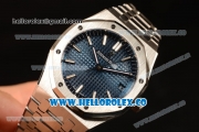 Audemars Piguet Royal Oak 41mm Clone AP 3120 All Steel Blue Dial 15400ST.OO.1220ST.03