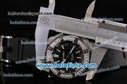 Audemars Piguet Royal Oak Offshore Diver Asia 4813 Automatic Steel/Diamonds Case with Black Dial and Stick Markers