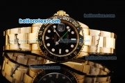 Rolex GMT-Master II 50th Anniversary Automatic Full Gold with Black Dial and Bezel