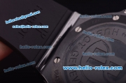 Hublot Big Bang King Swiss Valjoux 7750 Automatic Ceramic Case with Black Carbon Fiber Dial and Black Rubber Strap