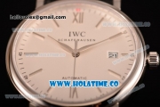 IWC Portofino Chrono Swiss ETA 2824 Automatic Steel Case with White Dial and Stick Markers