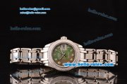 Rolex Datejust Lady Pearlmaster 2813 Automatic Steel Case with Grey Dial and Stainless Steel Strap ETA Coating