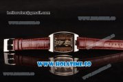 Corum Golden Bridge Asia Automatic Steel Case with Brown Dial and Stick Markers