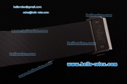 Hublot Big Bang Chronograph Miyota Quartz Movement PVD Case with Black Dial Ceramic Bezel and Black Rubber Strap