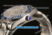 Rolex Datejust Pearlmaster 39MM Asia 2813 Automatic Steel Case/Bracelet with Diamonds Dial and Sapphires Bezel