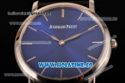 Audemars Piguet Jules Audemars Miyota 9015 Automatic Steel Case with Blue Dial and Silver Stick Markers