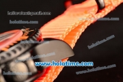 Rolex Sea-Dweller Deepsea Asia 2813 Automatic PVD Case with Orange Nylon Strap and Orange Diver Index