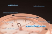 Hublot Big Bang Hub4100 Rose Gold Case with White Dial and White Rubber Strap-1:1 Original