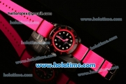 Rolex Sea-Dweller Deepsea Asia 2813 Automatic PVD Case with Hot Pink Nylon Strap and White Markers