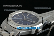 Audemars Piguet Royal Oak Swiss ETA 2824 Automatic Full Steel with Blue Dial and Stick Markers - 1:1 Origianl (ZF)