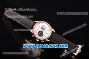 Tag Heuer Carrera Calibre 18 Chronograph Miyota Quartz Rose Gold Case with White Dial and Stick Markers