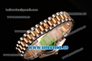 Rolex Datejust Asia Automatic Two Tone Case/Bracelet with Gold Dial and Roman Numral Markers