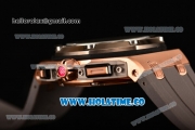 Audemars Piguet Royal Oak Offshore Miyota Quartz Rose Gold Case with PVD Bezel and Stick Markers (EF)