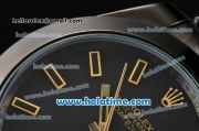 Rolex SE Datejust Bamford Asia Automatic Full PVD with Black Dial and Stick Markers