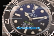 Rolex Deepsea Sea-Dweller D-Blue Edition Dive Swiss ETA 2836 Automatic Full Steel with D-Blue Dial White Markers and Black Bezel - 1:1 Original (NOOB)