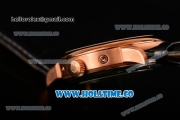 A.Lange&Sohne Tourbilon Pour Le Merite Asia Automatic Rose Gold Case with Black Dial and Leather Strap