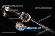 Rolex Day-Date Asia 2813/Swiss ETA 2836/Clone Rolex 3135 Automatic Steel Case with Diamonds Markers and Black Dial (BP)