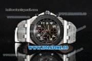 Audemars Piguet Royal Oak Offshore Doha Limited Edition Chrono Swiss Valjoux 7750 Automatic Steel Case with Black Dial and White Arabic Numeral Markers - 1:1 Original (J12)