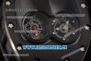 Richard Mille RM053 Asia Automatic PVD Case with Skeleton Dial and Red Rubber Strap