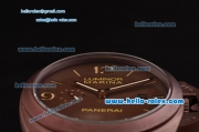 Panerai Luminor Marina 1950 3 Days PAM 00393 Automatic PVD Brown Case with Brown Dial