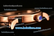 Patek Philippe Calatrava 2813 Automatic Rose Gold Case with Black Dial and Roman Numeral Markers