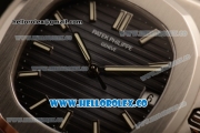 Patek Philippe Nautilus Jumbo Miyota 9015 Automatic Full Steel with Brown DIal and Stick Markers - 1:1 Original