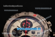 Tag Heuer Formula 1 Calibre 16 Miyota OS10 Quartz Steel Case with PVD Bezel and White Dial Stick Markers