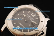 Panerai Pam 092 Luminor Arktos Automatic Movement Steel Case with Black Dial and Black Nylon Strap