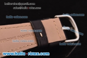 Panerai Radiomir Chrono Venus 75-CHG Automatic Steel Case with Black Dial and Black Leather Strap - 1:1 Original