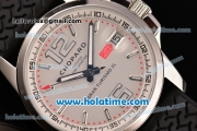 Chopard Mille Miglia Gran Turismo XL Miyota OS2035 Quartz Steel Case with Grey Dial and White Stick/Arabic Numeral Markers