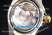 Rolex Submariner Clone Rolex 3135 Automatic Two Tone Case/Bracelet with Blue Dial and Dot Markers (BP)