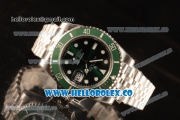 Rolex Submariner Green Ceramic Bezel With Green Dial All Steel With ETA 2836 EW