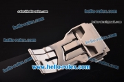 Hublot Classic Fusion Automatic Steel Case with Diamond Bezel - Black Dial and Black Rubber Strap - ETA Coating