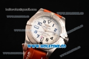 Breitling Avenger II Seawolf Asia 2813 Automatic Steel Case with White Dial and Arabic Numeral Markers