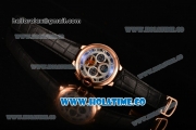 Cartier Ballon Bleu De Tourbillon Moonphase Asia Automatic Rose Gold Case with Black Dial and Roman Numeral Markers