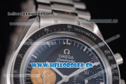 Omega Speedmaster Apollo 11 40th Anniversary Venus 7750 Manual Winding Stainless Steel Case/Bracelet with Black Dial and Stick Markers (EF)