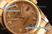 Rolex Day-Date Oyster Perpetual Automatic Full Gold with Diamond Marking