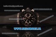 Hublot Big Bang Unico Chrono Swiss Valjoux 7750 Automatic PVD Case with PVD Bezel Skeleton Dial and Black Rubber Strap - 1:1 Original