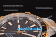 Tag Heuer Aquaracer Calibre 5 Swiss ETA 2824 Automatic Two Tone with Black Dial Stick Markers